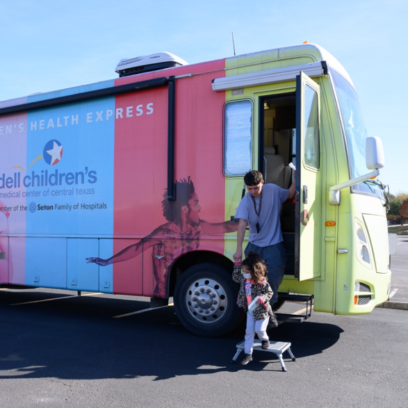 Dell Children’s Health Express mobile clinic began offering onsite healthcare appointments for WIC clients 