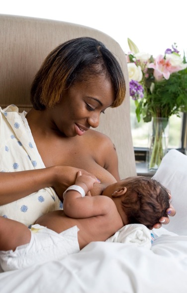 Teach mom breastfeeding best practices