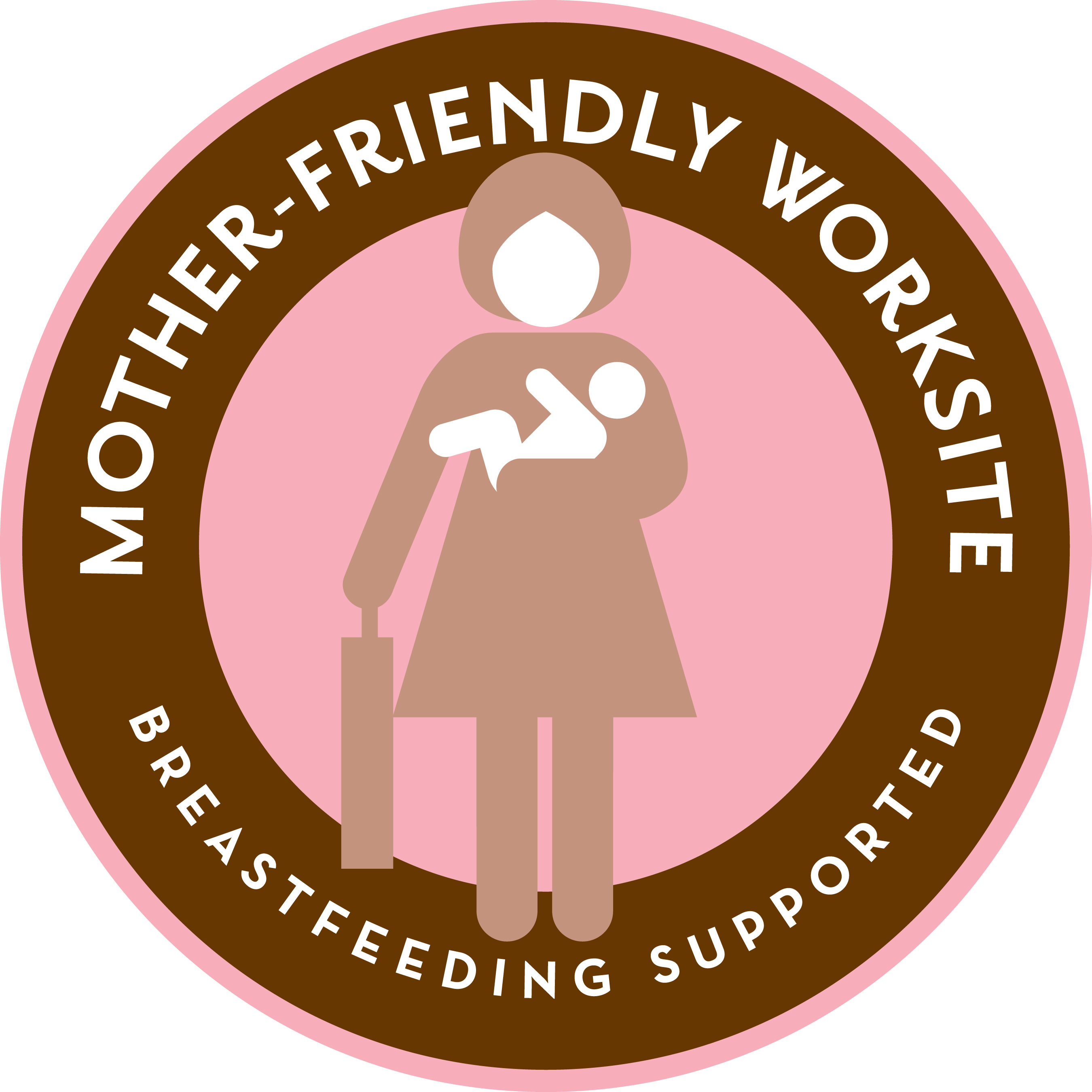 Mother-Friendly Worksite; Breastfeeding Supported logo