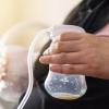 Teach mom how to express breastmilk with breast pumps